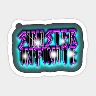 SINISTER INFINITE 80s Text Effects 3 Sticker